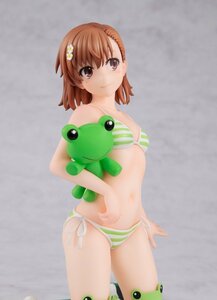 とある科学の超電磁砲T 御坂美琴 フード☆るっく ゲコ太ver. 1/7 KDcolle KADOKAWA 完成品 フィギュア 水着 下着 カドカワ