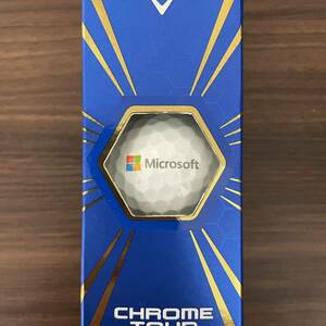 Callaway CHROME TOUR MicroSoftロゴ入りゴルフボール 3pcs