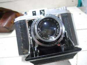  M9426 レトロカメラ MIHAMA Model-3A 1:3.5 f=75mm C.KEPLER NKS-TB 蛇腹カメラ 傷汚有 動作チェック無 60サイズ(0504)