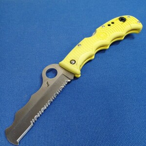 ◆SPYDERCO スパイダルコ フォールディングナイフ◆H-1◆折り畳み式 ナイフ◆ブッシュクラフト◆アウトドアナイフ◆未使用品◆18才未満不可