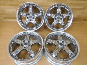 14-316◆鍛造★レイズ ボルクレーシング GT-AV★18in7.5J+50★オデッセイ,ステップワゴン,クラウン ニスモLM GT-C◆センターキャップ付き