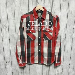 【美品】JELADOネルシャツ！チェックシャツ！日本製！