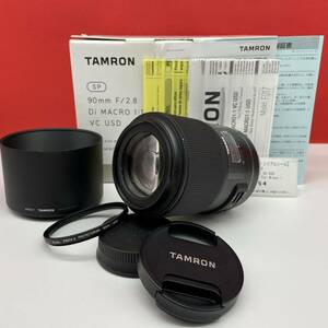 □ TAMRON SP 90mm F2.8 Di MACRO 1:1 VC USD カメラレンズ AF動作確認済 Nikon用 ニコン タムロン