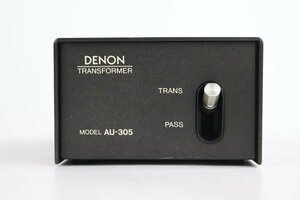 DENON デノン AU-305 TRANSFORMER MC昇圧トランス【現状渡し品】★F