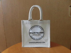 ★【新品】 Huffkins ハフキンス 22cm ミニジュートバッグ クロテッド・クリーム★ 