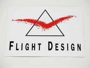 【ステッカーのみ】 FLIGHT DESIGNステッカー