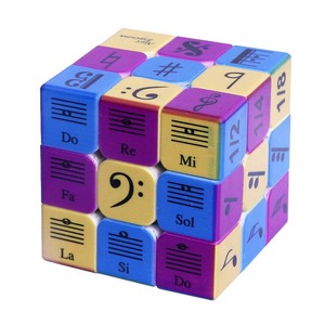 マジックキューブ 3 × 3 × 3 プロエンボス加工点字スピードキューブパズルネオ立方マジコ教育玩具子供のためギフトアイデア22