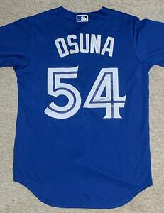 NPBソフトバンクホークス オスナ 直筆サイン レプリカジャージ トロントブルージェイズ Rberto Osuna MLB Blue Jays ユニフォーム Auto BBM