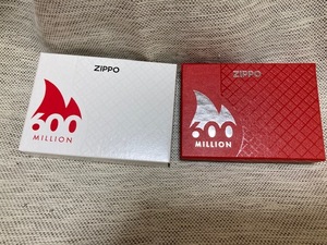 Zippo 6億個達成記念限定品　新品未使用品！