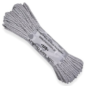 ATWOOD ROPE 550パラコード タイプ3 アークティックカモ アトウッドロープ ARM 商用 Arctic Camo