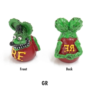 新品 Ratfink ラットフィンク エアー バルブキャップ　GREEN mooneyes 世田谷ベース 旧車 ビーチクルーザー ハーレー firestone