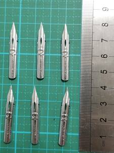正規品 タチカワ ペン No.3 G PEN 英字用 硬質クローム 6個 未使用ペン先 TACHIKAWA PEN 万年筆 ペン先