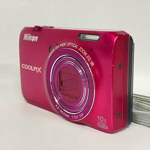 1円~【動作未確認】ニコン Nikon COOLPIX S6300 NIKKOR 10× WIDE OPTICAL ZOOM ED VR 4.5-45.0mm 1:3.2-5.8 デジタルカメラ G180383