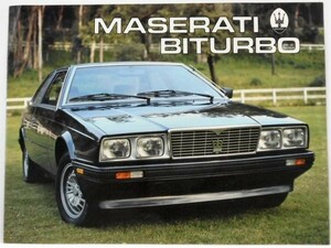 MASERATI BITURBO セールスカタログ