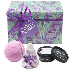 ◆送料無料 (ラッシュ) LUSH リラックス Relax ギフトセット ショップバッグ付き 入浴剤 ボディローション セット 一点限り