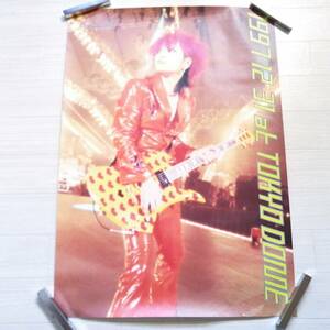 hide E⑨ LIVE オフィシャル・ポスター 1997.12.31 at　TOKYO DOME X JAPAN 美品 グッズ