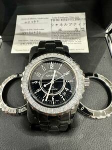CHANEL本店購入　CHANEL J12 38ミリ　自動巻　最高級腕時計　選べるベゼル　1スタ　H0683 正規品　ベルト新品　入学式に　メンズ腕時計
