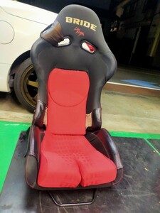 BRIDE ブリッドSTRADIA II SPORT FRP ブラック G33SSF LA400K コペン用自作スーパーローダウン加工　希少　プロテクター付予備クッション付