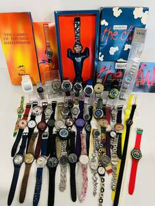 レア　希少　限定　Swatch スウォッチ 49点　YRS403　等　腕時計　まとめ　セット　大量　クォーツ　時計　　ブランド　ジャンク