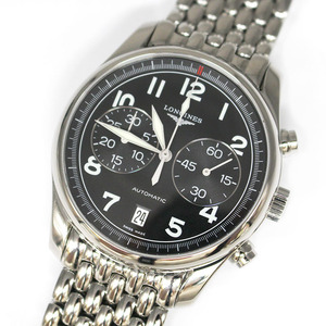 ロンジン LONGINES マスターコレクション クロノグラフ L2.629.4 自動巻き メンズ 腕時計 中古
