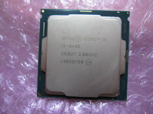 1477★CPU Intel Core i5 8400 2.80GHZ SR3QT 動作品