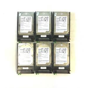 S5101769 Seagate 900GB SAS 10K.6 2.5インチ HDD 6点【中古動作品】