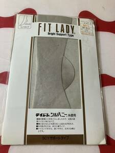 FIT LADY bright support type コンべタイプ かかと付 パウダーピンク ブライトシアーサポート パンティストッキング scy サポート