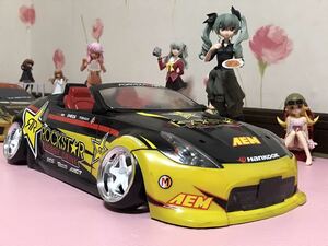 送料無料 1/10 日産 フェアレディZ Z34 ロードスター ロックスター ラジコンボディ ドリフト パンドラ PANDORA FAIRLADYZ ROCKSTAR RC BODY