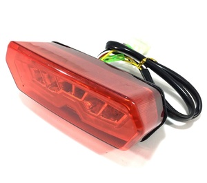 LED ウインカー 付き テールランプ スモール ブレーキ ライト レッド レンズ グロム MSX125 CBR650F CTX700 等 社外品