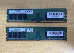 SAMSUNG / M378A1K43CB2 / DDR4-2400T / 8GB x 2 (計16GB) 