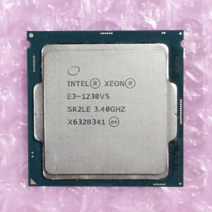 【動作確認済み】Intel Xeon E3-1230 V5 SR2LE 3.40GHz / LGA1151 (在庫3)