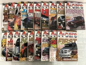 A-Cars エーカーズ 自動車雑誌 2007-2008年 19点(※不揃い) まとめて セット / アメ車 旧車 名車 外車 雑誌 まとめ売り い889a