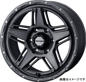 【個人宅発送可能】Weds WEDS ADVENTURE MUD VANCE 07 マットヴァンス 07 18X8.0J +20 6穴 PCD139.7 FLINT GRAY ホイール 1本 (40551)