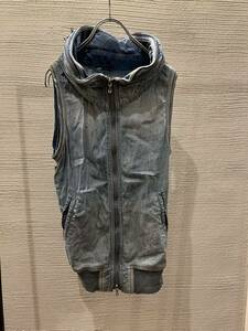 00s goa bono denim vest gimmick hoodie japanese label ifsixwasnine julius l.g.b. super rare rick owens fuga 14th addiction kmrii