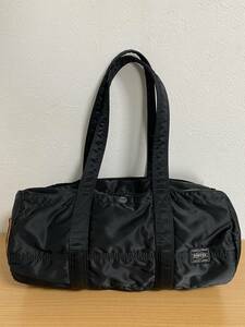 新品同様●定番人気●ポーター 吉田カバン PORTER TANKER DUFFLE BAG ボストンバッグ タンカー 黒