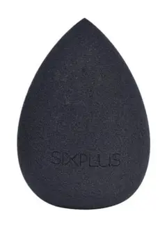SIXPLUS シックスプラス 多機能メイク用スポンジパフ ドロップ型　ブラック