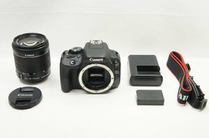 【適格請求書発行】美品 Canon キヤノン EOS Kiss X7 ボディ + EF-S 18-55 IS STM レンズキット【アルプスカメラ】231215h