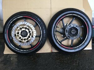 HONDA　CBR250RR　MC51　前後ホイールセット　ディスク付　組み換え　レストア　レースストック　ＯＨベースにも（中古）2470-Z2830