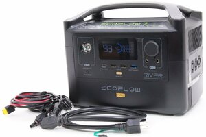 ECOFLOW/エコフロー ＊ [リバー 600 Pro] ポータブル電源 定格出力600W ACコンセントx3口 容量720Wh ＊ #7428