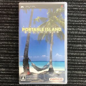 ｋ【あ8】PSP　ソフト ポータブル アイランド 手のひらのリゾート　プレイステーションポータブル　ゲーム　ジャンク　現状