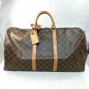 【中古】LOUIS VUITTON モノグラム キーポル55 M41424 ボストンバッグ