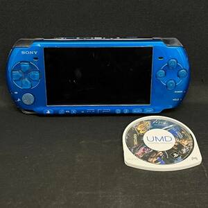 BDd192R 60 読込◯ SONY PSP-3000 本体 ブルー モンスターハンター ポータブル 3rd ゲームソフト プレイステーションポータブル