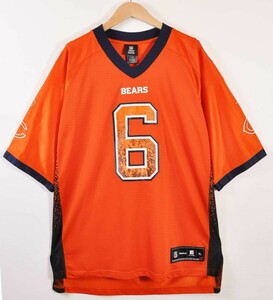 ビッグサイズ Reebok リーボック NFL シカゴ・ベアーズ ジェイ・カトラー フットボールシャツ ユニフォーム 2XL相当(21596