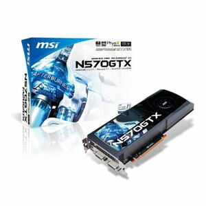 MSI Computer ビデオカード GeForce GTX570 GDDR5 1280MB PCI-E N570GTX-M2D12 D5