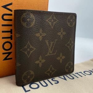 H0773 【美品】 LOUIS VUITTON ルイヴィトン M62288モノグラム ポルトフォイユ マルコ 二つ折り 財布 ウォレット　