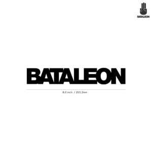 【BATALEON】バタレオン★07★ダイカットステッカー★切抜きステッカー★8.0インチ★20.3cm