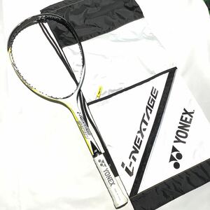 【1円スタート】★新品☆ラケット★ ソフトテニス YONEX ヨネックス アイネクステージ700 [INX700] SL-1 イエロー フレームのみ ケース付き