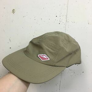 Batten wear USA製 ナイロン 5パネル キャップ 帽子 カーキ ベージュ