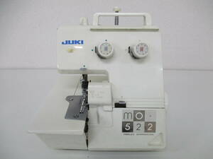 中古 ミシン ロックミシン JUKI ジューキ オーバーロックミシン MO-522 OVERLOCK SEWIGMACHINE ※通電のみ確認済 ／P