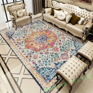 LD460☆レトロで ヨーロッパ式です ペルシャ絨毯 リビングルーム じゅうたんです 家庭用 滑り止め付 マットです160×230cm A21